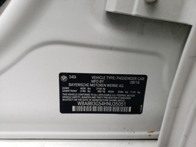 2017 BMW 340 I - WBA8B3G54HNU35051