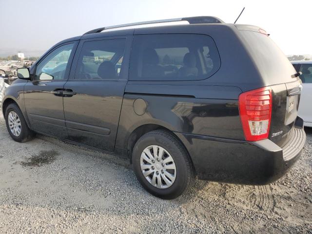 KIA SEDONA LX 2012 black  gas KNDMG4C73C6442818 photo #3