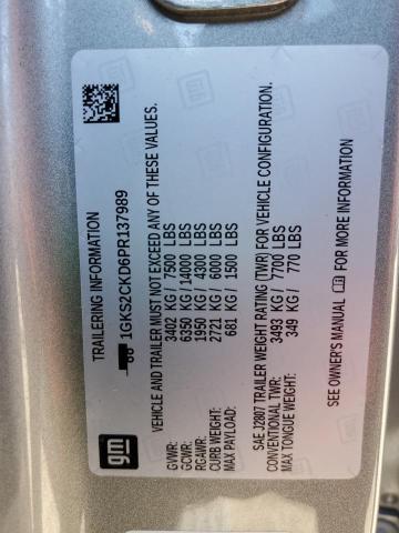 2023 GMC YUKON AT4 1GKS2CKD6PR137989