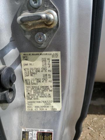 2017 NISSAN FRONTIER S - 1N6BD0CT4HN766537