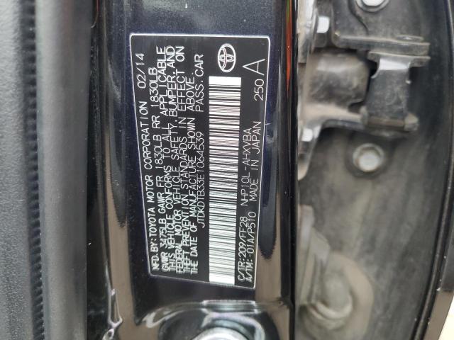 VIN JTDKDTB33E1064539 2014 Toyota Prius no.12