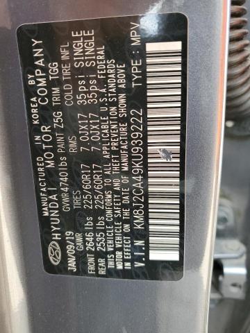 2019 HYUNDAI TUCSON SE - KM8J2CA49KU939222