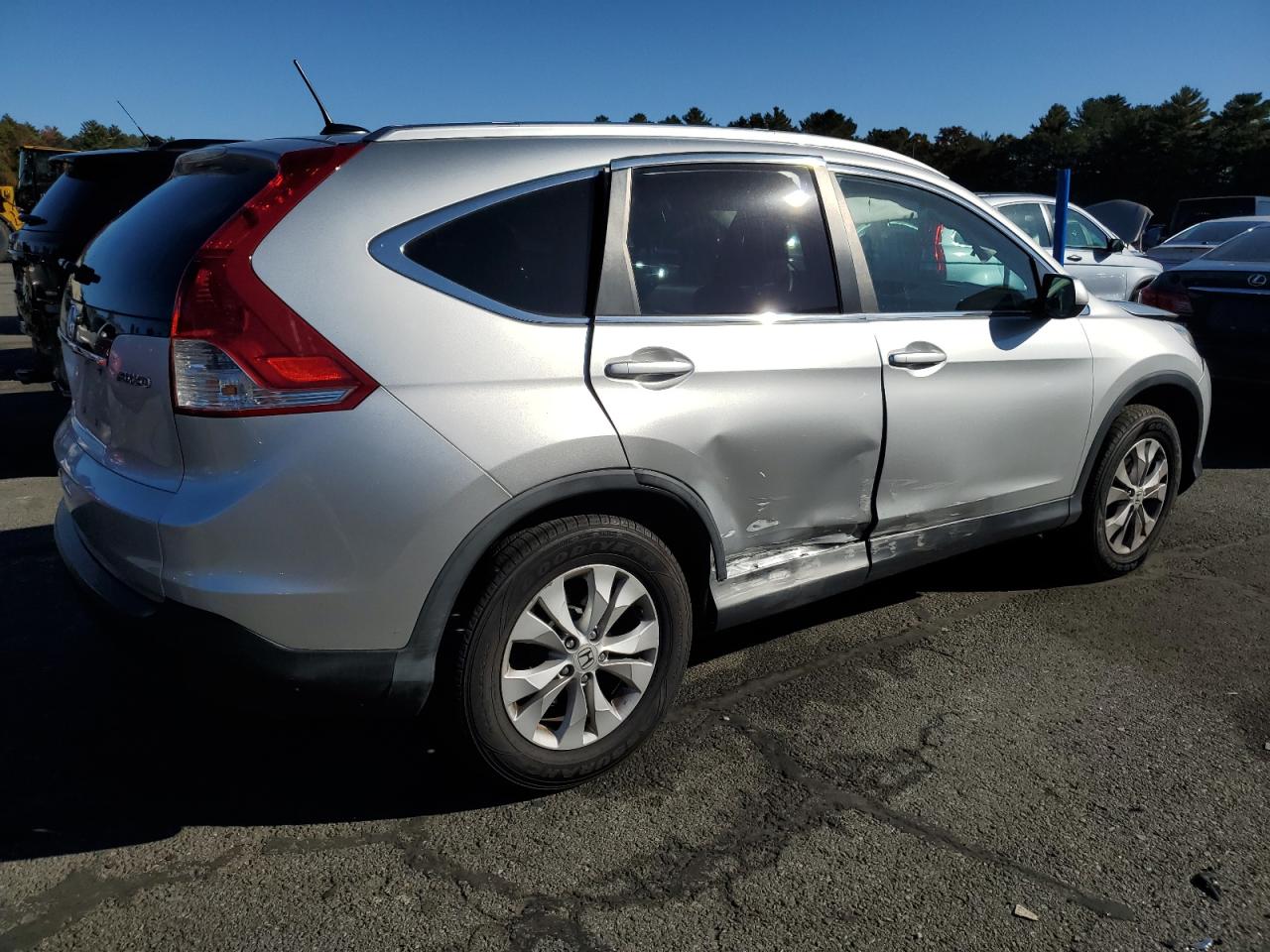 Lot #2954971225 2014 HONDA CR-V EXL