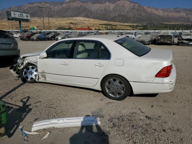 LEXUS LS 430 2002 white  gas JTHBN30F620065131 photo #3