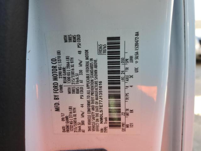 2018 FORD TRANSIT CO - NM0LS7E77J1351616