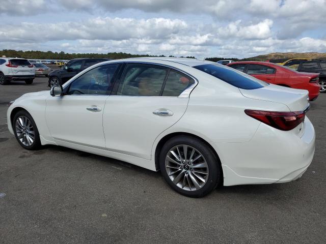 INFINITI Q50 LUXE 2024 white  gas JN1EV7BR3RM631281 photo #3