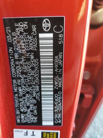 2021 TOYOTA PRIUS LE - JTDL9MFU5M3029325