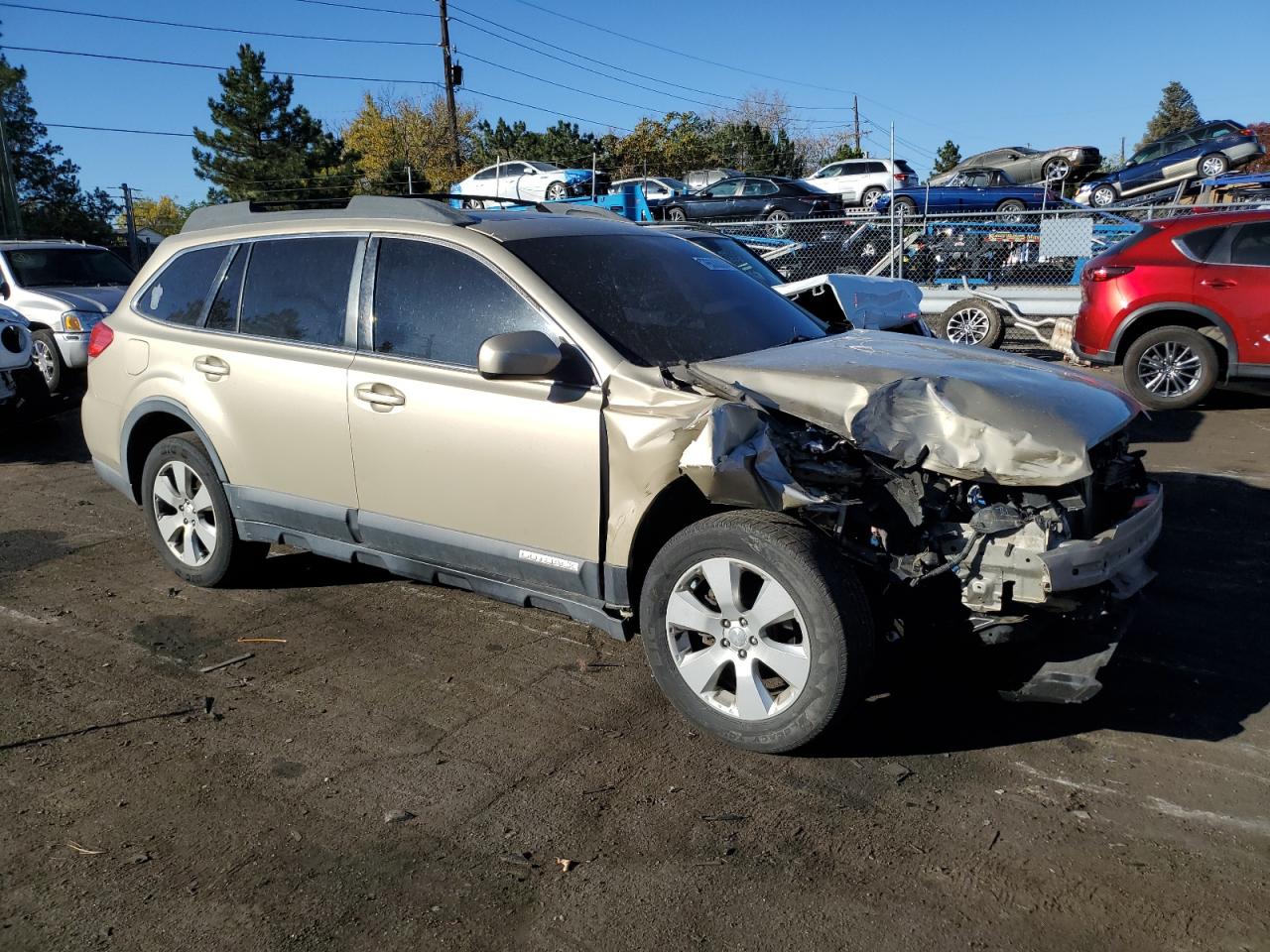 Lot #3030721093 2010 SUBARU OUTBACK 2.