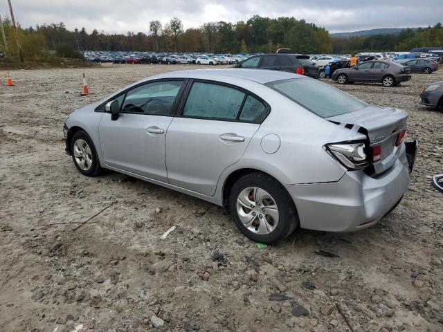 HONDA CIVIC LX 2014 silver  gas 2HGFB2F5XEH556808 photo #3