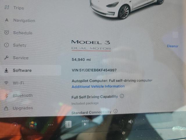 VIN 5YJ3E1EB6KF454997 2019 Tesla MODEL 3 no.9