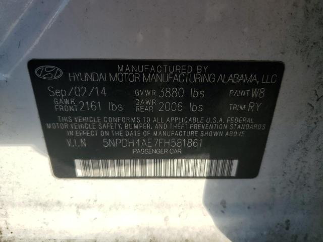 2015 HYUNDAI ELANTRA SE - 5NPDH4AE7FH581861