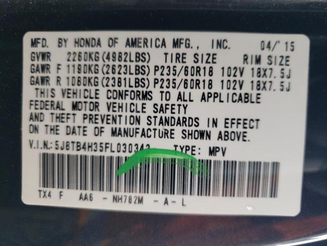 2015 ACURA RDX - 5J8TB4H35FL030343