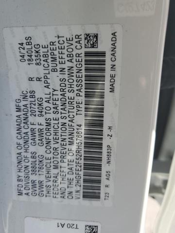 2024 HONDA CIVIC SPOR - 2HGFE2F52RH576614