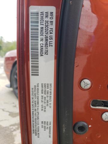 2021 DODGE CHALLENGER - 2C3CDZFJ6MH631752