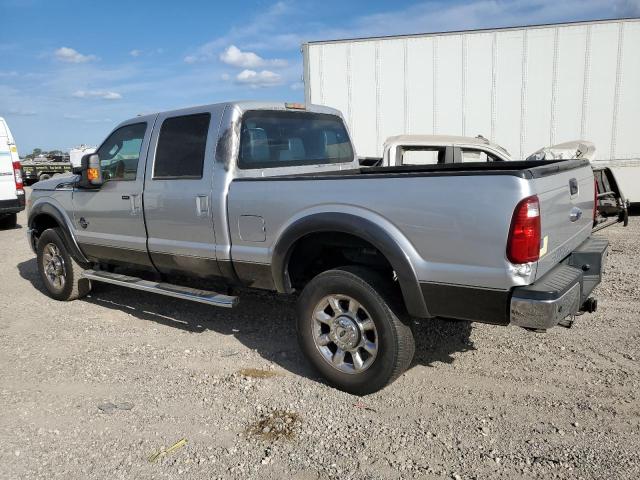 FORD F350 SUPER 2016 silver crew pic diesel 1FT8W3BT6GEA81478 photo #4