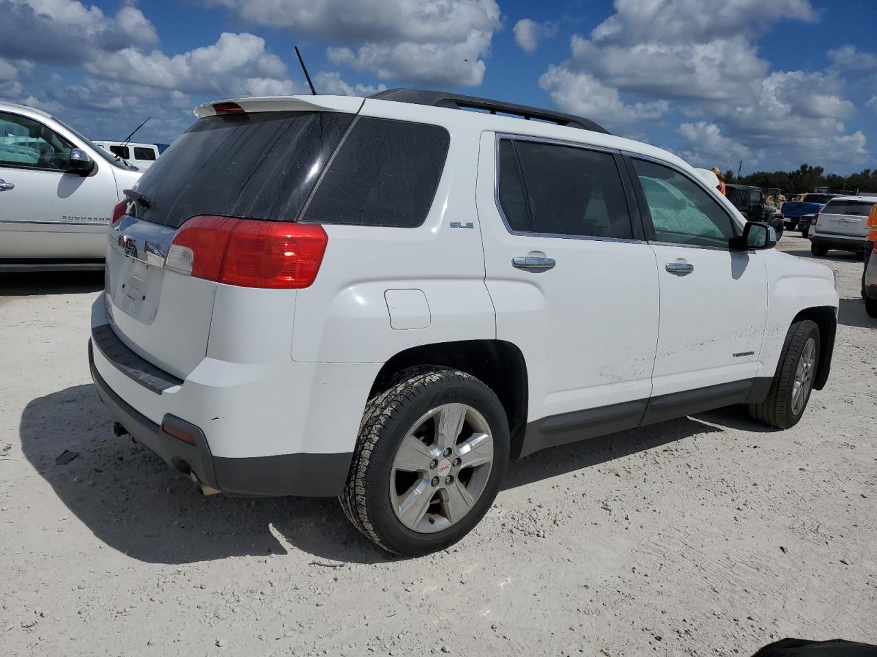 GMC TERRAIN SL 2015 white  gas 2GKFLRE32F6346595 photo #4