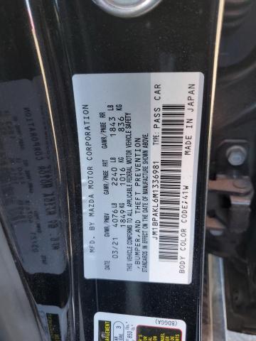 VIN JM1BPAKL6M1336981 2021 MAZDA 3 no.12