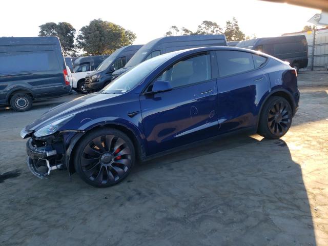 VIN 7SAYGDEF7NF405710 2022 TESLA MODEL Y no.1