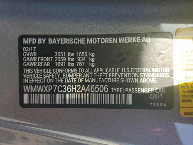 2017 MINI COOPER S - WMWXP7C36H2A46506