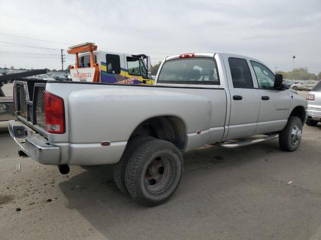 DODGE RAM 3500 S 2004 silver crew pic diesel 3D7MU48C04G152296 photo #4