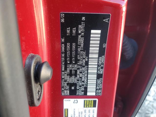 2022 LEXUS RX 450H 2T2HGMDA1NC087070