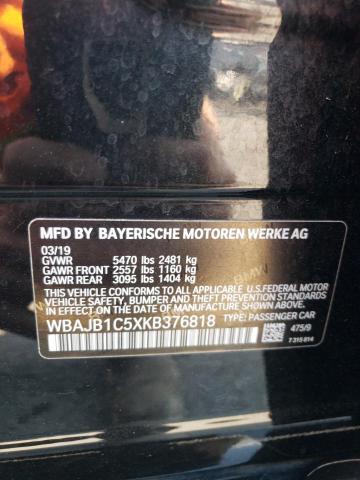 2019 BMW 530XE - WBAJB1C5XKB376818