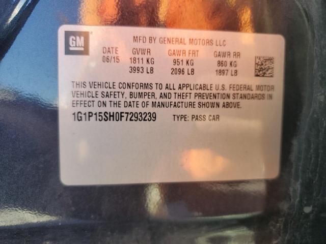 2015 CHEVROLET CRUZE L - 1G1P15SH0F7293239