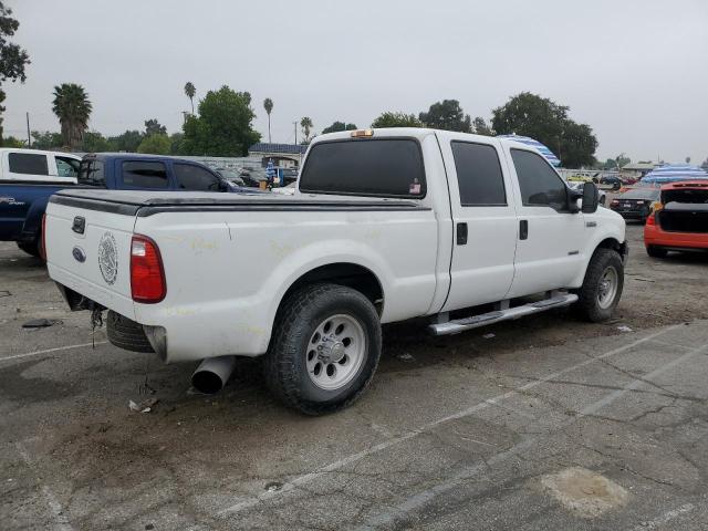 FORD F250 SUPER 2007 white crew pic diesel 1FTSW20P57EA93773 photo #4