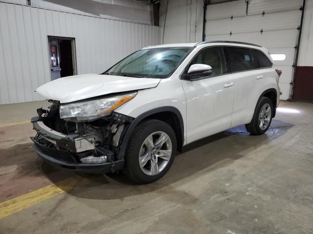 TOYOTA HIGHLANDER 2016 white  gas 5TDDKRFHXGS227071 photo #1