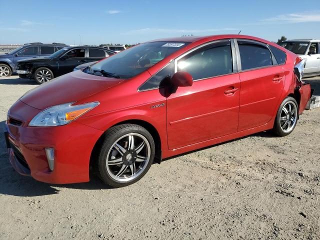 TOYOTA PRIUS 2013 red hatchbac hybrid engine JTDKN3DU4D0348429 photo #1