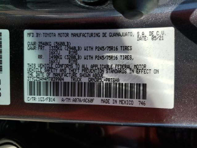 2021 TOYOTA TACOMA DOU - 3TYCZ5AN4MT039904