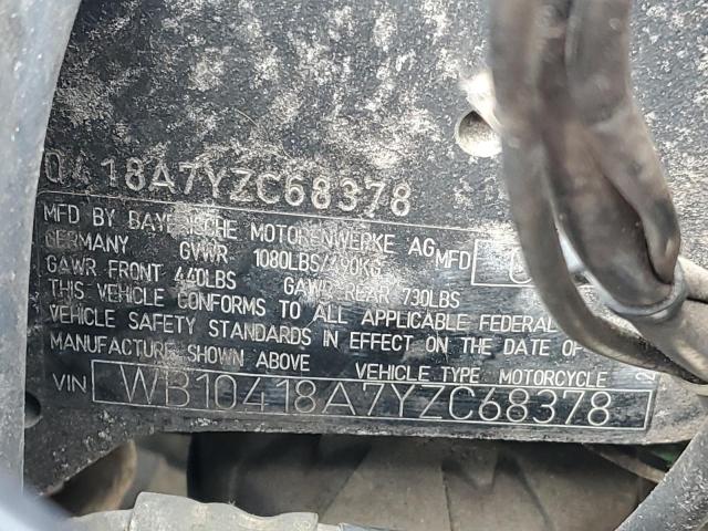 2000 BMW R1100 RT WB10418A7YZC68378