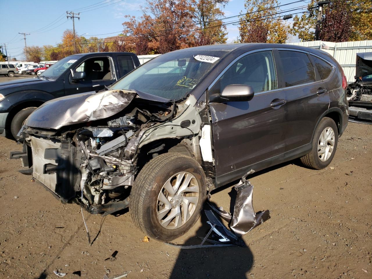 Lot #2993284852 2016 HONDA CR-V EX