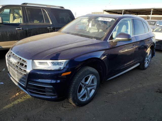 AUDI Q5 PREMIUM 2018 blue  gas WA1BNAFYXJ2238757 photo #1