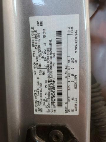 2020 FORD F150 SUPER - 1FTFW1E46LKE73016