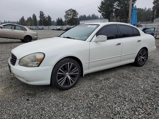 INFINITI Q45 2002 white  gas JNKBF01AX2M007224 photo #1