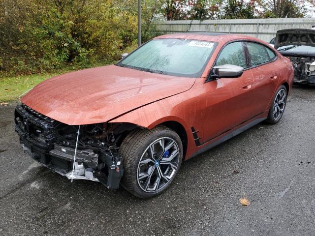 BMW I4 M50 2024 red  electric WBY33AW0XRFS82965 photo #1