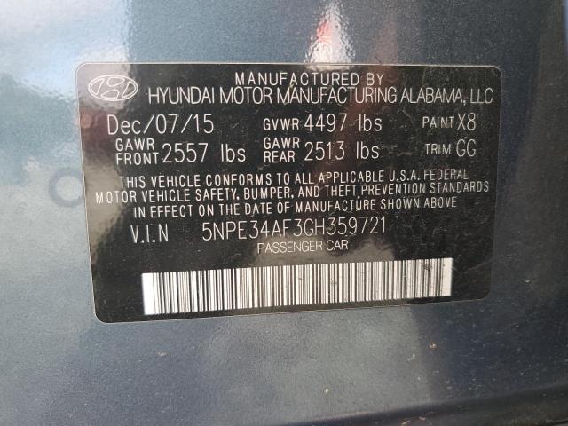 2016 HYUNDAI SONATA SPO - 5NPE34AF3GH359721