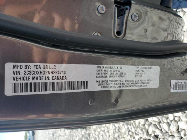 2022 DODGE CHARGER GT - 2C3CDXHG2NH224714