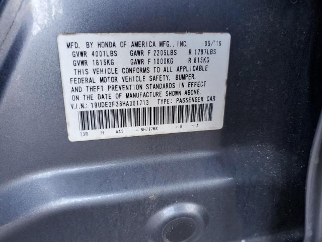 2017 ACURA ILX BASE W - 19UDE2F38HA001713