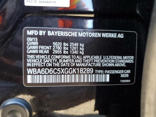 2016 BMW ALPINA B6 WBA6D6C5XGGK18289