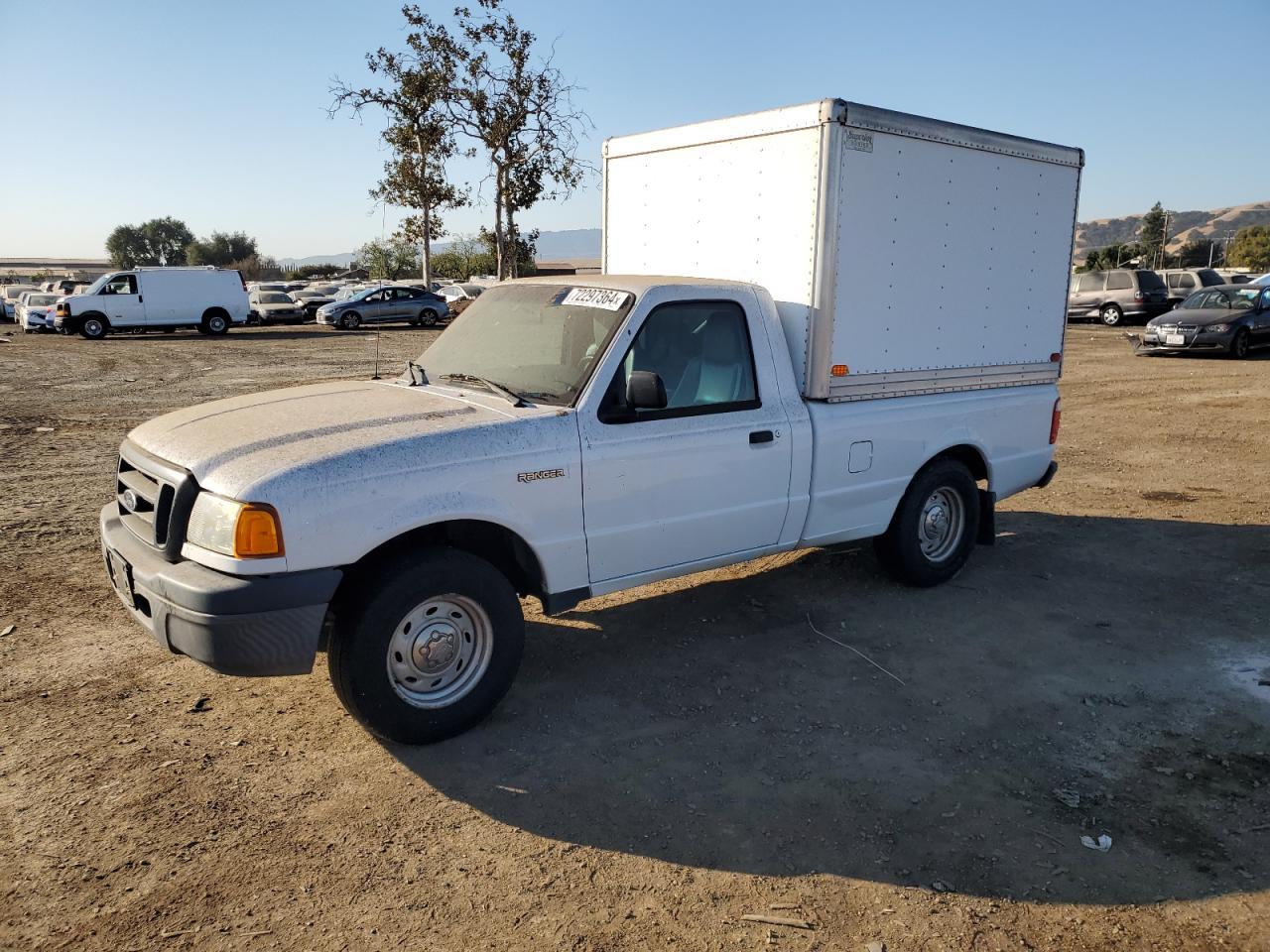 FORD RANGER 2005 white  gas 1FTYR10U55PB07867 photo #1