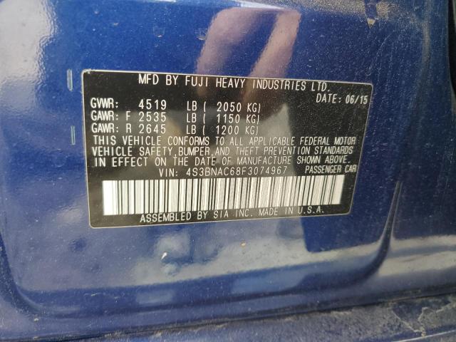 2015 SUBARU LEGACY 2.5 - 4S3BNAC68F3074967