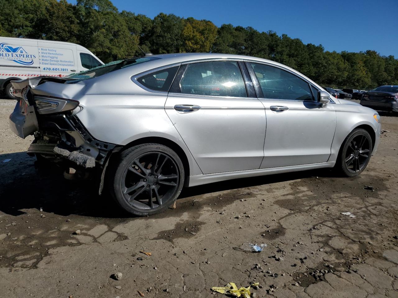 Lot #2921275931 2014 FORD FUSION TIT