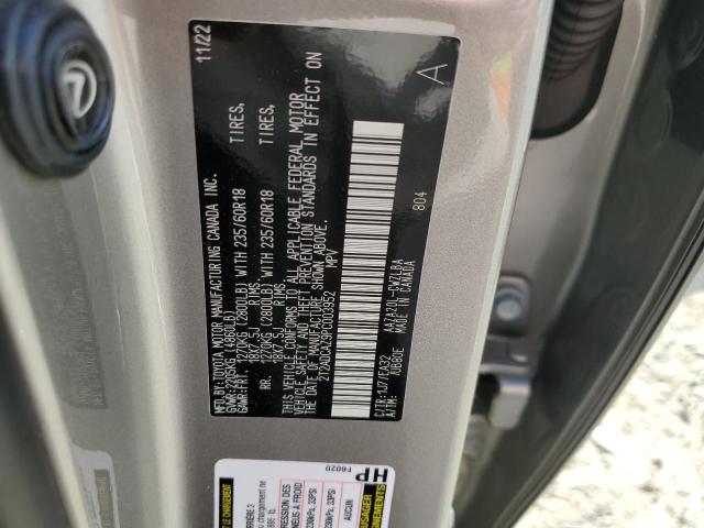 2023 LEXUS NX 250 2T2ADCAZ9PC003952