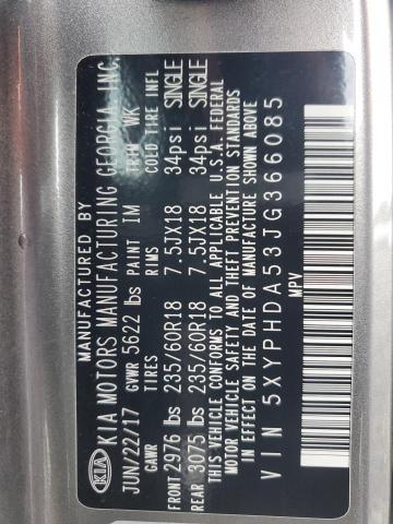 2018 KIA SORENTO EX - 5XYPHDA53JG366085