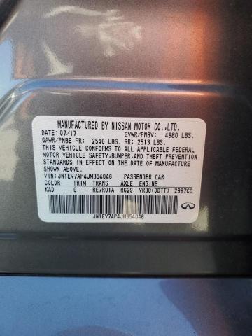 2018 INFINITI Q50 LUXE - JN1EV7AP4JM354046