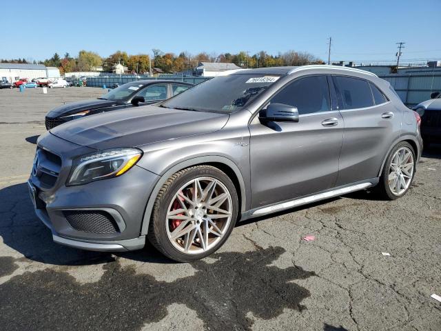 MERCEDES-BENZ GLA 45 AMG 2015 gray station gas WDDTG5CB6FJ083364 photo #1