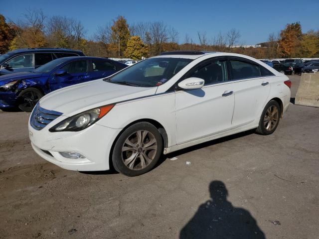 HYUNDAI SONATA SE 2011 white sedan 4d gas 5NPEC4AC3BH276319 photo #1