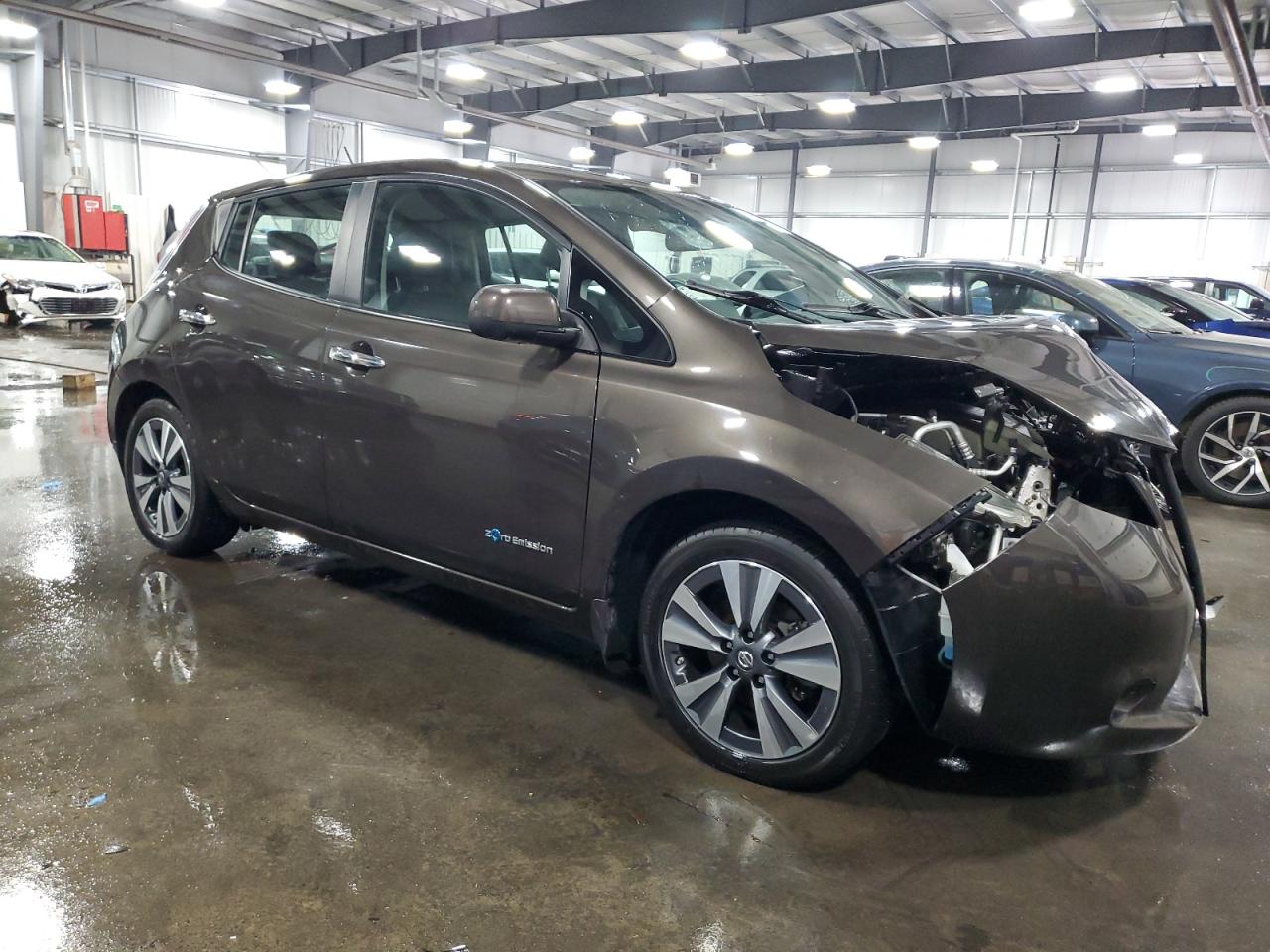 Lot #2888567353 2016 NISSAN LEAF SV